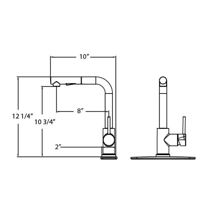 Euro Curve Kitchen Faucet