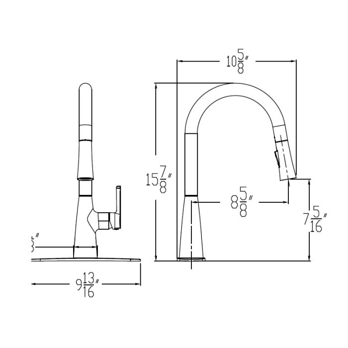 Vezzo Kitchen Faucet