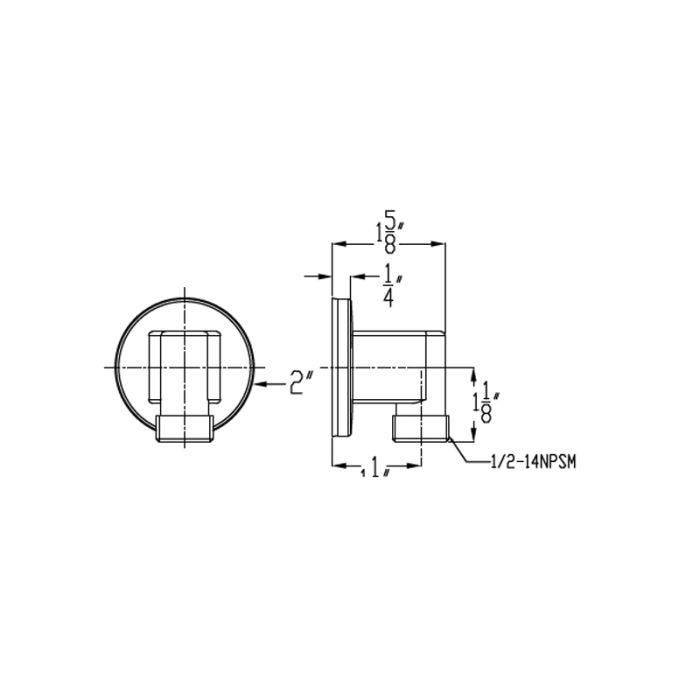 Wall Supply Elbow