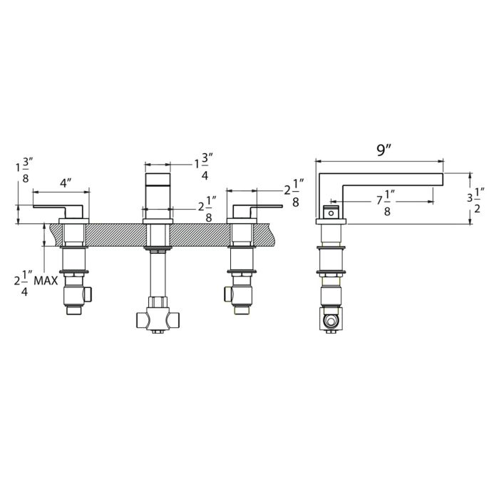 Razo Roman Tub Filler