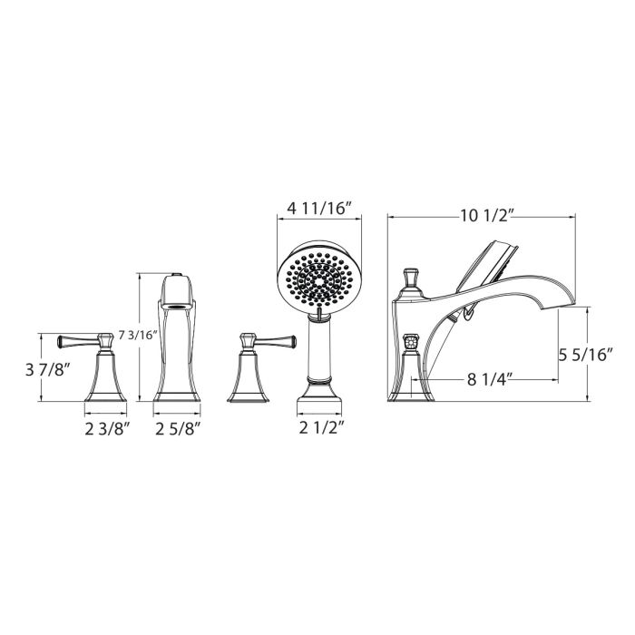 Davenport Tub Filler Specification