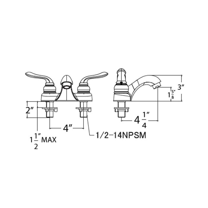 Isabelle Center Set Faucet