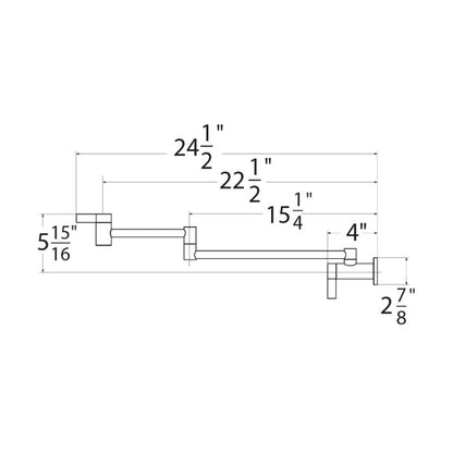 Wall Mounted Pot Filler