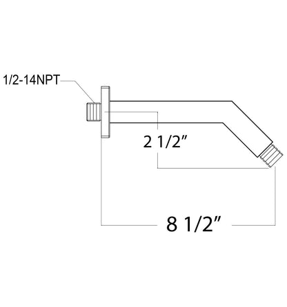 Shower Arm And Flange