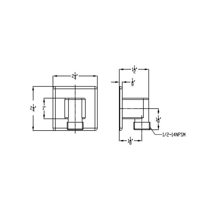Wall Supply Elbow