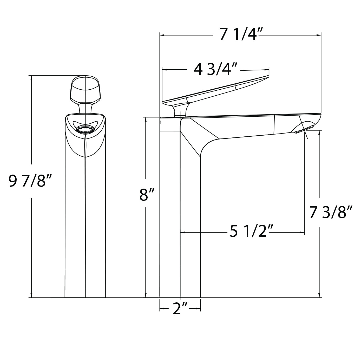 Single Control Lavatory