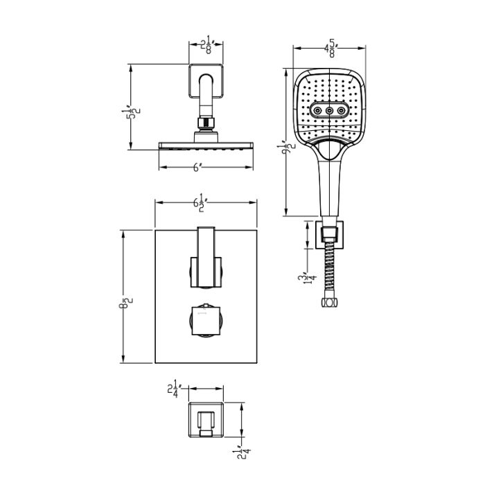 Thermostatic Shower