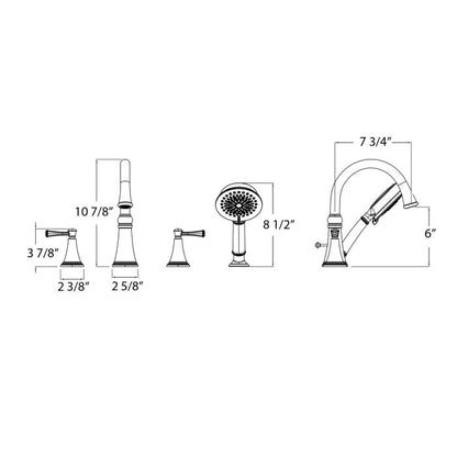 Woodbury Tub Filler