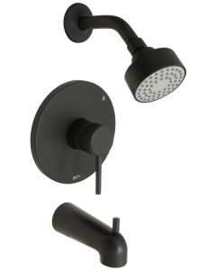 Euro Tub & Shower Shower-Matte Black-49