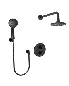 Thermostatic Shower Package-Matte Black-49