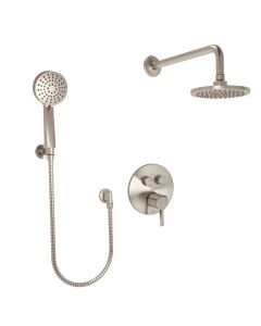 Push Button Shower Package-PVD Satin Nickel-02