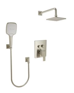 Push Button Shower Package-PVD Satin Nickel-02