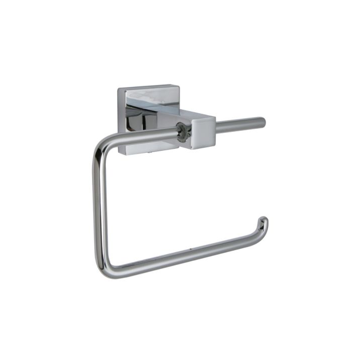 Modern Flat-End Brushed Nickel Wall-Mounted Toilet Paper Holder