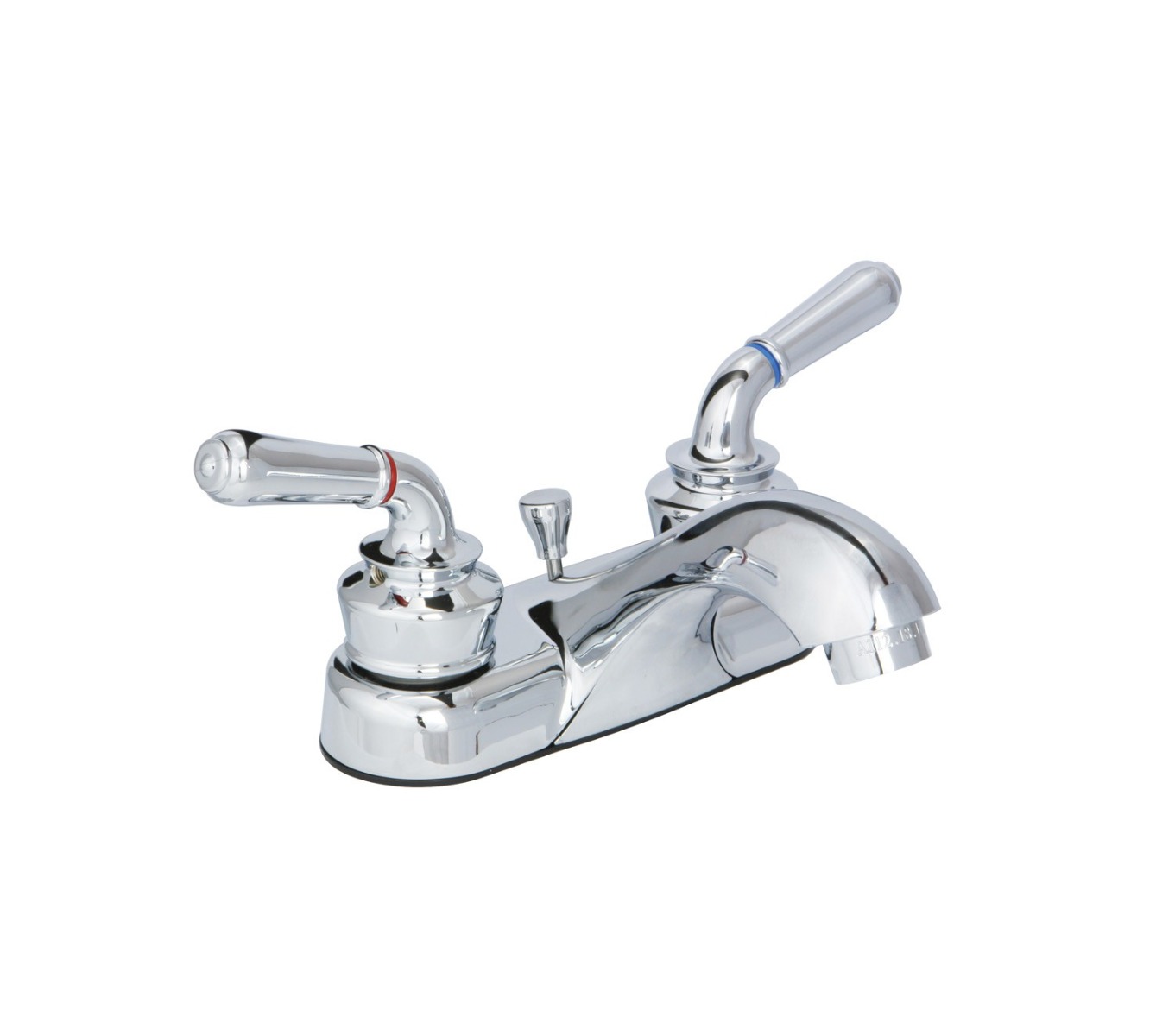 Cypress center set faucet with 50-50 pop-up assembly